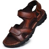 image:imageArkbird Mens Sandals Closed Toe Leather Fisherman Outdoor Hiking Sport Shoes SummerBrown221