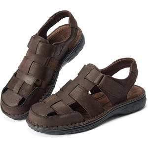image:imageArkbird Mens Sandals Closed Toe Leather Fisherman Outdoor Hiking Sport Shoes SummerChcoffee81