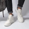 image:imageArkbird Casual Sneakers Breathable LaceUp Leather Walking Shoes Comfortable Fashion Sneakers for Men Daily WorkBeige363