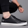 image:imageArkbird Casual Sneakers Breathable LaceUp Leather Walking Shoes Comfortable Fashion Sneakers for Men Daily WorkBlack 103