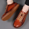 image:imageArkbird Casual Sneakers Breathable LaceUp Leather Walking Shoes Comfortable Fashion Sneakers for Men Daily WorkBrown103