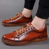 image:imageArkbird Casual Sneakers Breathable LaceUp Leather Walking Shoes Comfortable Fashion Sneakers for Men Daily WorkBrown103
