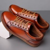 image:imageArkbird Casual Sneakers Breathable LaceUp Leather Walking Shoes Comfortable Fashion Sneakers for Men Daily WorkBrown103