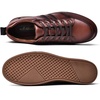 image:imageArkbird Casual Sneakers Breathable LaceUp Leather Walking Shoes Comfortable Fashion Sneakers for Men Daily WorkBrown1111