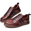 image:imageArkbird Casual Sneakers Breathable LaceUp Leather Walking Shoes Comfortable Fashion Sneakers for Men Daily WorkBrown1111