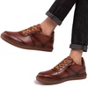 image:imageArkbird Casual Sneakers Breathable LaceUp Leather Walking Shoes Comfortable Fashion Sneakers for Men Daily WorkBrown112