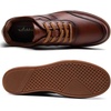 image:imageArkbird Casual Sneakers Breathable LaceUp Leather Walking Shoes Comfortable Fashion Sneakers for Men Daily WorkBrown112