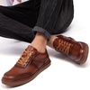 image:imageArkbird Casual Sneakers Breathable LaceUp Leather Walking Shoes Comfortable Fashion Sneakers for Men Daily WorkBrown112