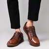 image:imageArkbird Casual Sneakers Breathable LaceUp Leather Walking Shoes Comfortable Fashion Sneakers for Men Daily WorkBrown172
