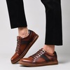 image:imageArkbird Casual Sneakers Breathable LaceUp Leather Walking Shoes Comfortable Fashion Sneakers for Men Daily WorkBrown172