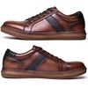image:imageArkbird Casual Sneakers Breathable LaceUp Leather Walking Shoes Comfortable Fashion Sneakers for Men Daily WorkBrown172