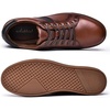 image:imageArkbird Casual Sneakers Breathable LaceUp Leather Walking Shoes Comfortable Fashion Sneakers for Men Daily WorkBrown172