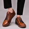 image:imageArkbird Casual Sneakers Breathable LaceUp Leather Walking Shoes Comfortable Fashion Sneakers for Men Daily WorkBrownness103
