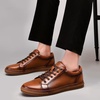 image:imageArkbird Casual Sneakers Breathable LaceUp Leather Walking Shoes Comfortable Fashion Sneakers for Men Daily WorkBrownness103