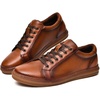 image:imageArkbird Casual Sneakers Breathable LaceUp Leather Walking Shoes Comfortable Fashion Sneakers for Men Daily WorkBrownness103