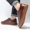 image:imageArkbird Casual Sneakers Breathable LaceUp Leather Walking Shoes Comfortable Fashion Sneakers for Men Daily WorkCoffee103