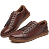image:imageArkbird Casual Sneakers Breathable LaceUp Leather Walking Shoes Comfortable Fashion Sneakers for Men Daily WorkCoffee103