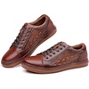 image:imageArkbird Casual Sneakers Breathable LaceUp Leather Walking Shoes Comfortable Fashion Sneakers for Men Daily WorkCoffeeemboss103