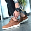 image:imageArkbird Casual Sneakers Breathable LaceUp Leather Walking Shoes Comfortable Fashion Sneakers for Men Daily WorkDark Brown2211