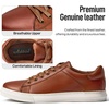 image:imageArkbird Casual Sneakers Breathable LaceUp Leather Walking Shoes Comfortable Fashion Sneakers for Men Daily WorkNbbrown 105