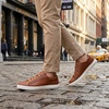 image:imageArkbird Casual Sneakers Breathable LaceUp Leather Walking Shoes Comfortable Fashion Sneakers for Men Daily WorkNbbrown 105