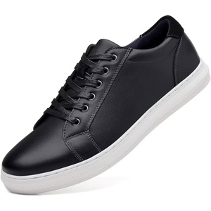 image:imageArkbird Casual Sneakers Breathable LaceUp Leather Walking Shoes Comfortable Fashion Sneakers for Men Daily WorkBlack 103