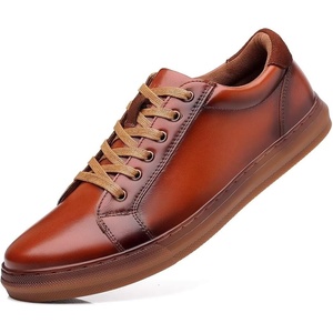 image:imageArkbird Casual Sneakers Breathable LaceUp Leather Walking Shoes Comfortable Fashion Sneakers for Men Daily WorkBrown103