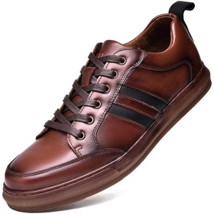 image:imageArkbird Casual Sneakers Breathable LaceUp Leather Walking Shoes Comfortable Fashion Sneakers for Men Daily WorkBrown1111