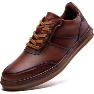 image:imageArkbird Casual Sneakers Breathable LaceUp Leather Walking Shoes Comfortable Fashion Sneakers for Men Daily WorkBrown112