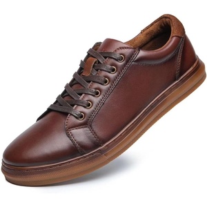 image:imageArkbird Casual Sneakers Breathable LaceUp Leather Walking Shoes Comfortable Fashion Sneakers for Men Daily WorkCoffee103