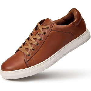image:imageArkbird Casual Sneakers Breathable LaceUp Leather Walking Shoes Comfortable Fashion Sneakers for Men Daily WorkNbbrown 105